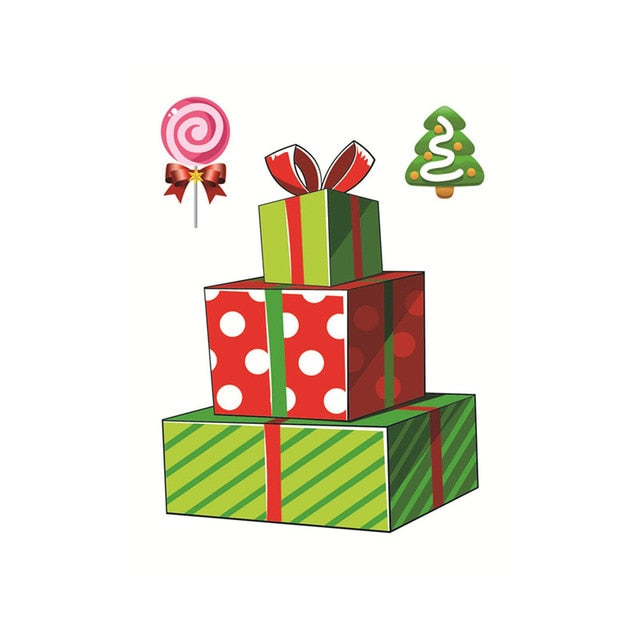 Christmas Window Stickers | Santa, Snowman & Reindeer Holiday Decorations
