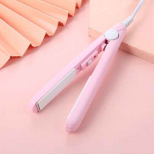 Mini Portable Hair Iron Hair Straightener Curler Professional Hair