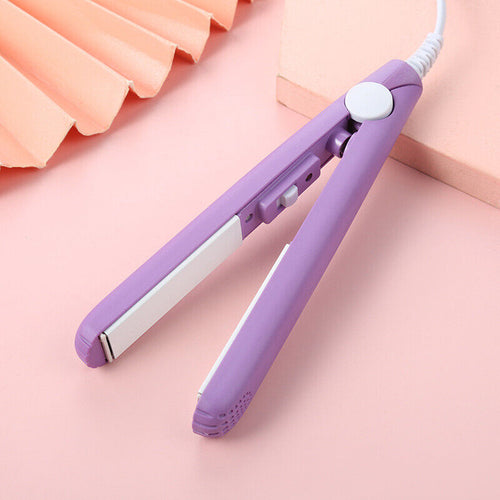 Mini Portable Hair Iron Hair Straightener Curler Professional Hair